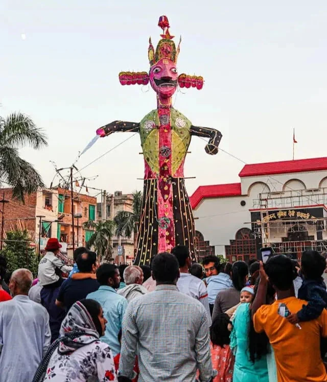 Ravana’s effigy on Dussehra